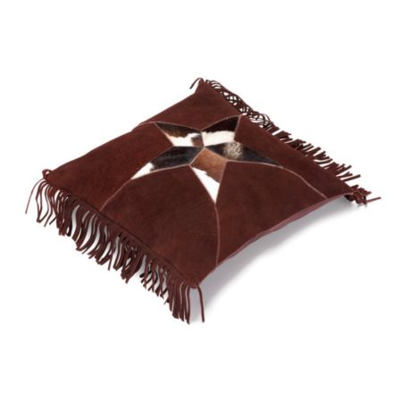 Suede kuddfodral i mocka