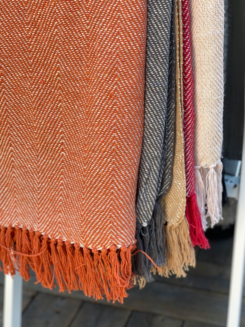 Pläd Fishbone Burnt Orange - Bild 7